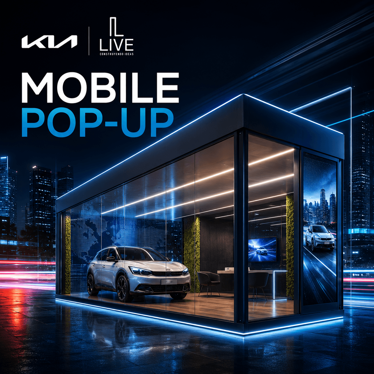 kia mobile pop-up banner caso exito